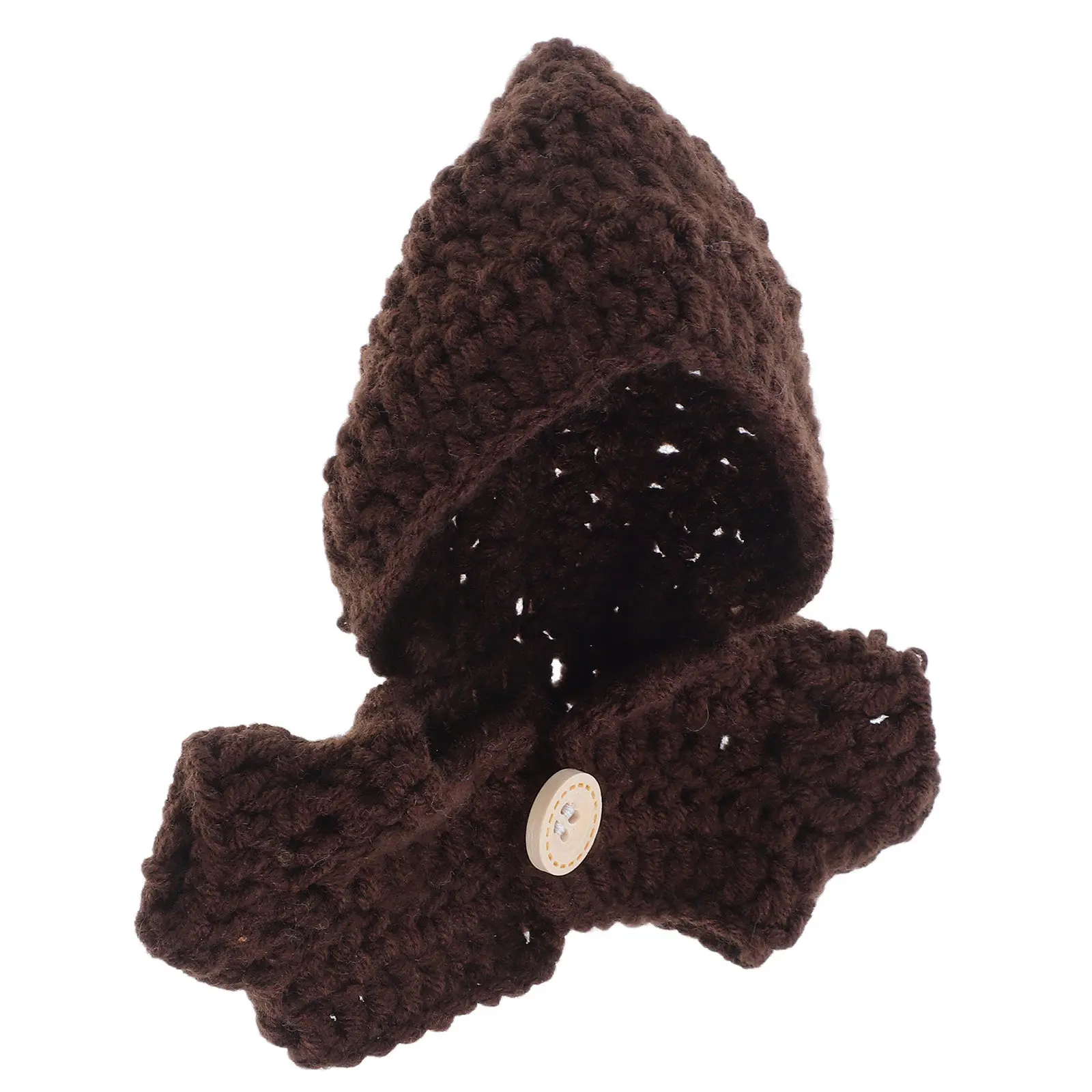 

Mini 12Cm Knitted Romper Soft Replacement Clothes Cute Outfit for Stuffed Animals Role Play Summer Dress Up Accessory