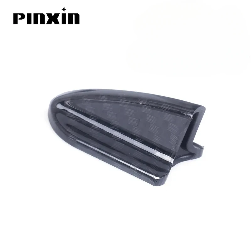 10Pcs UNIVERSAL Carbon Fiber Design-Looking Color VORTEX GENERATOR FLEXIBLE PP EVO-STYLE ROOF SHARK FINS SPOILER WING KIT