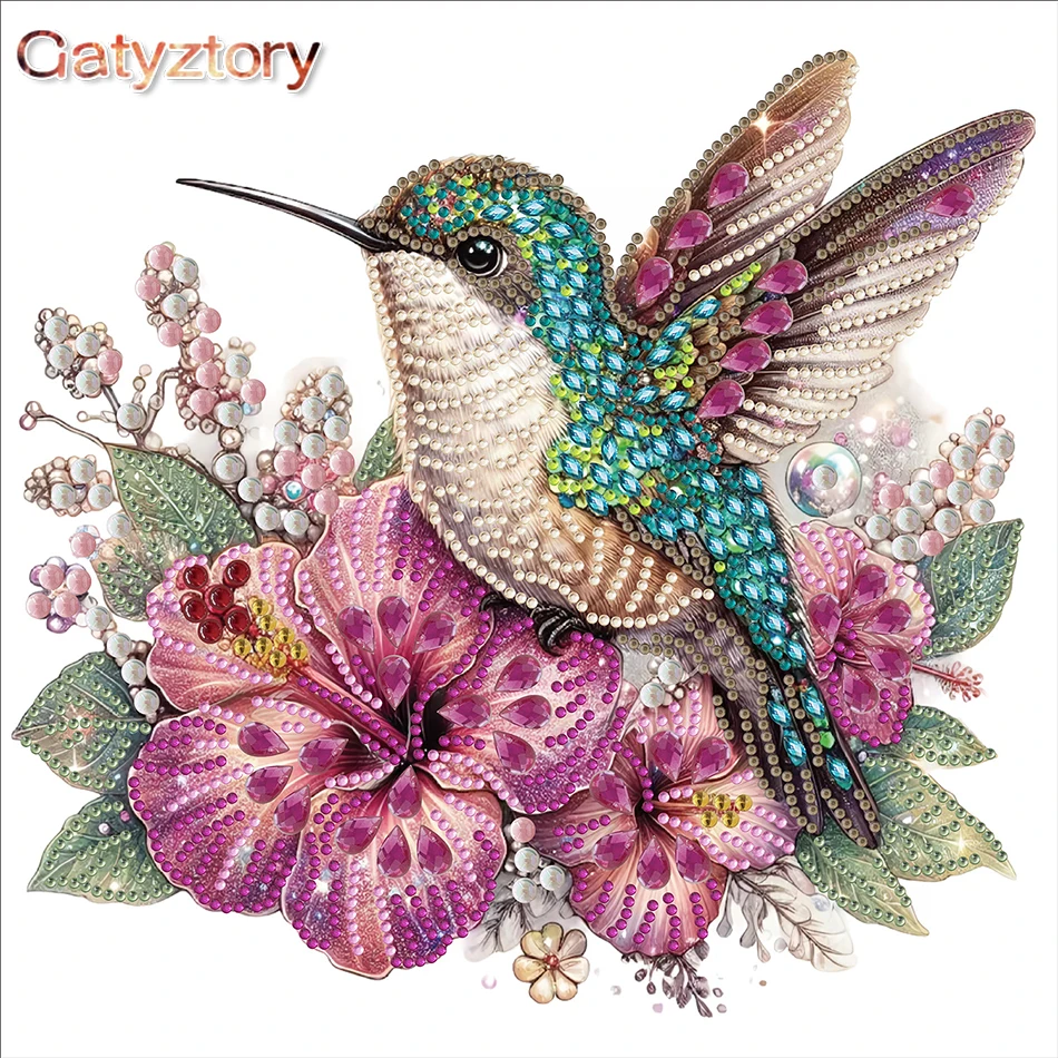 GATYZTORY DIY Special Shaped Drill Diamond Painting Bird Crystal Embroidery Mosaic Cross Stitch Kits Home Decor Hand Made