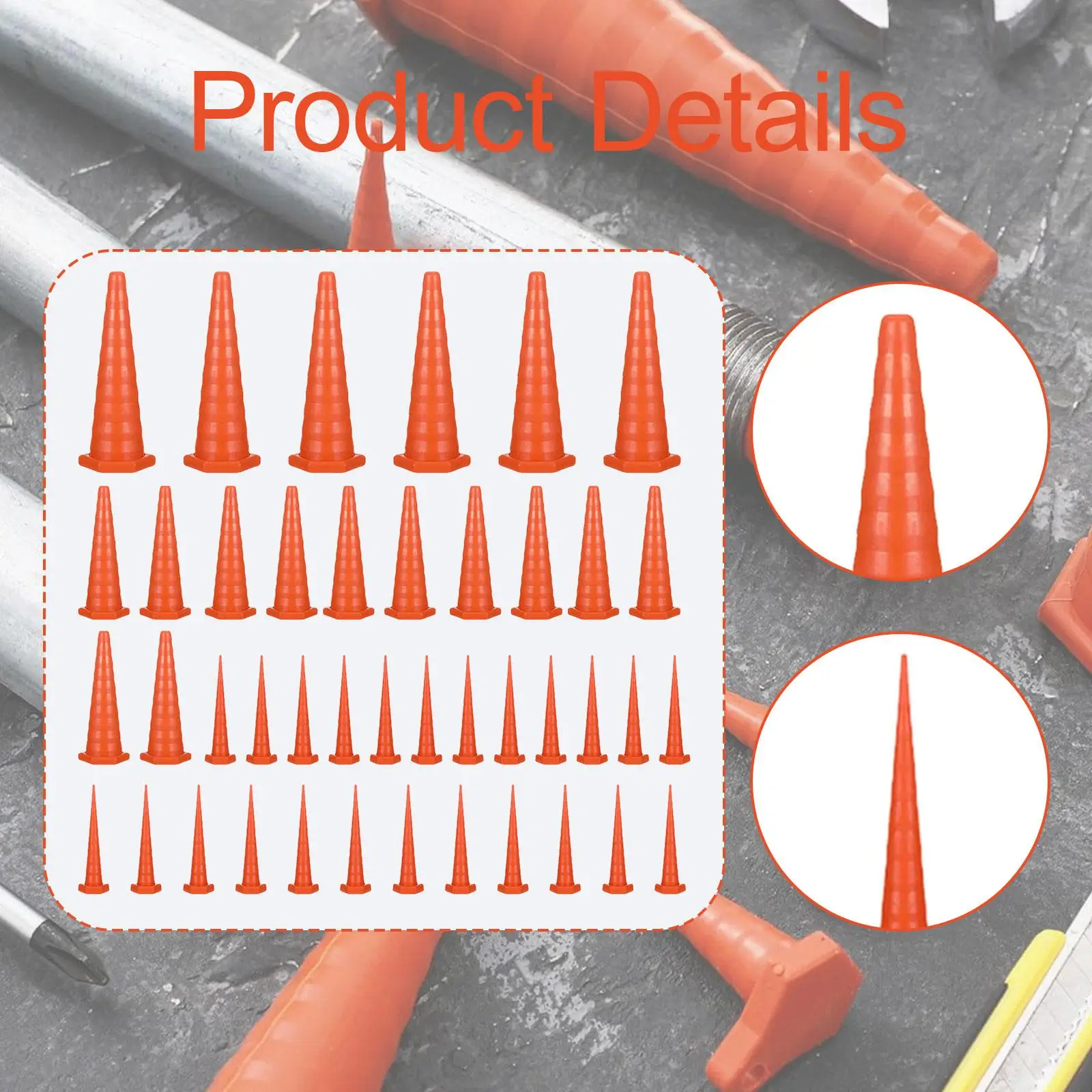 42Pcs Hydraulic Oil Service Plugs Leak Prevention Joints Industrial Hydraulic Hose Plugs for Hose Oil Pipes Irrigation