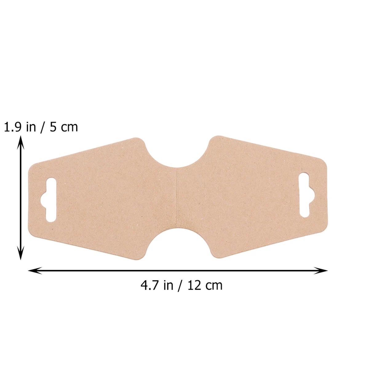 

100pcs Wrapping Cards Blank Display Tags Tags For Jewelry for Jewelry Paper Craft Projects Gift Packaging Boxes Bags