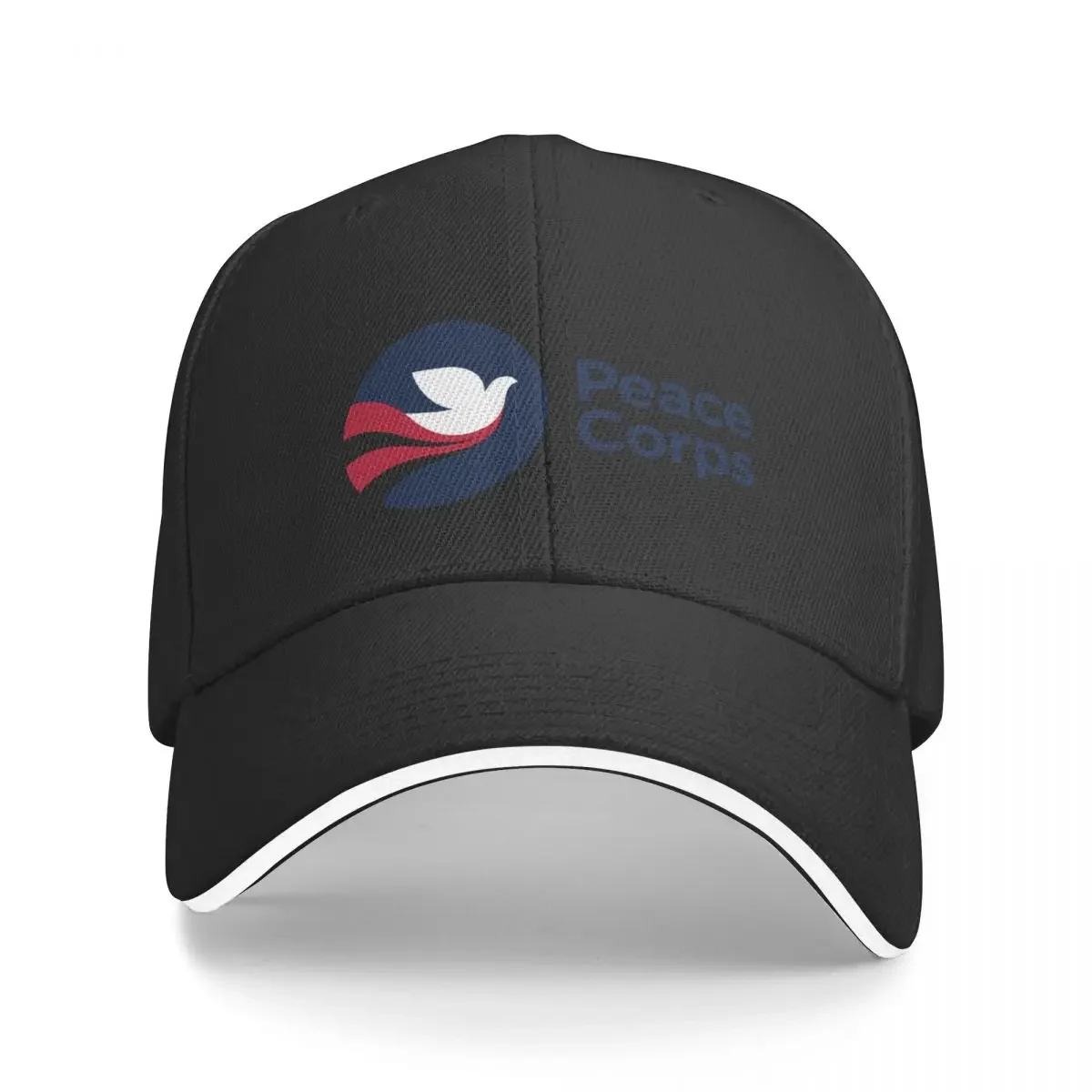 

peace corps volunteer Baseball Cap Big Size Hat Thermal Visor Sports Cap Mountaineering Woman Hats Men's