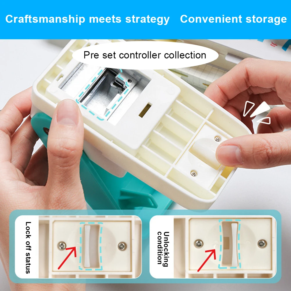 Paper Corner Rounder Hole Puncher DIY Divider  Tab  Loose Leaf Separator Label Puncher For Card Making Scrapbooking Card DIY