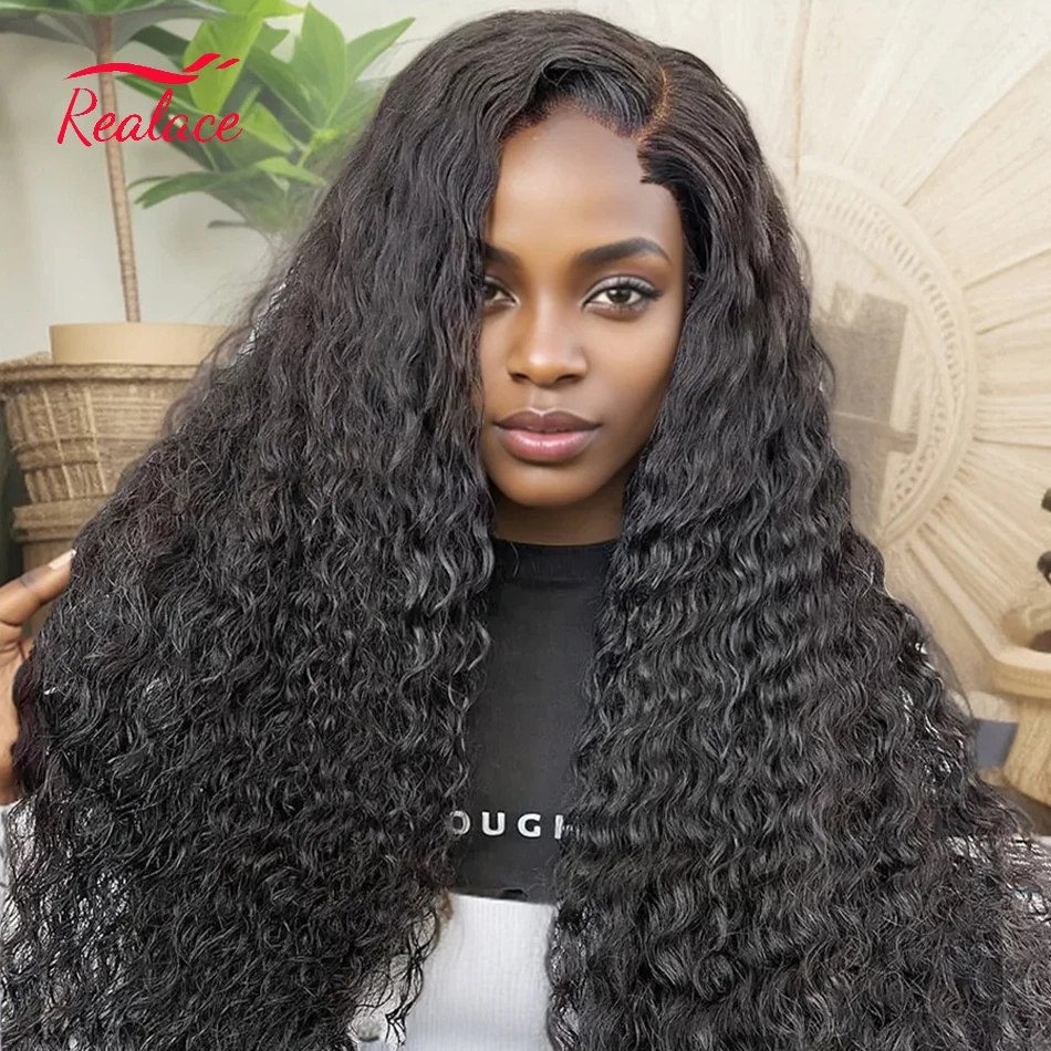 210 Density Curly Wigs 30 38 Inch Loose Deep Wave Lace Wig 13x6 13x4 Hd Lace Wig Human Hair For Women