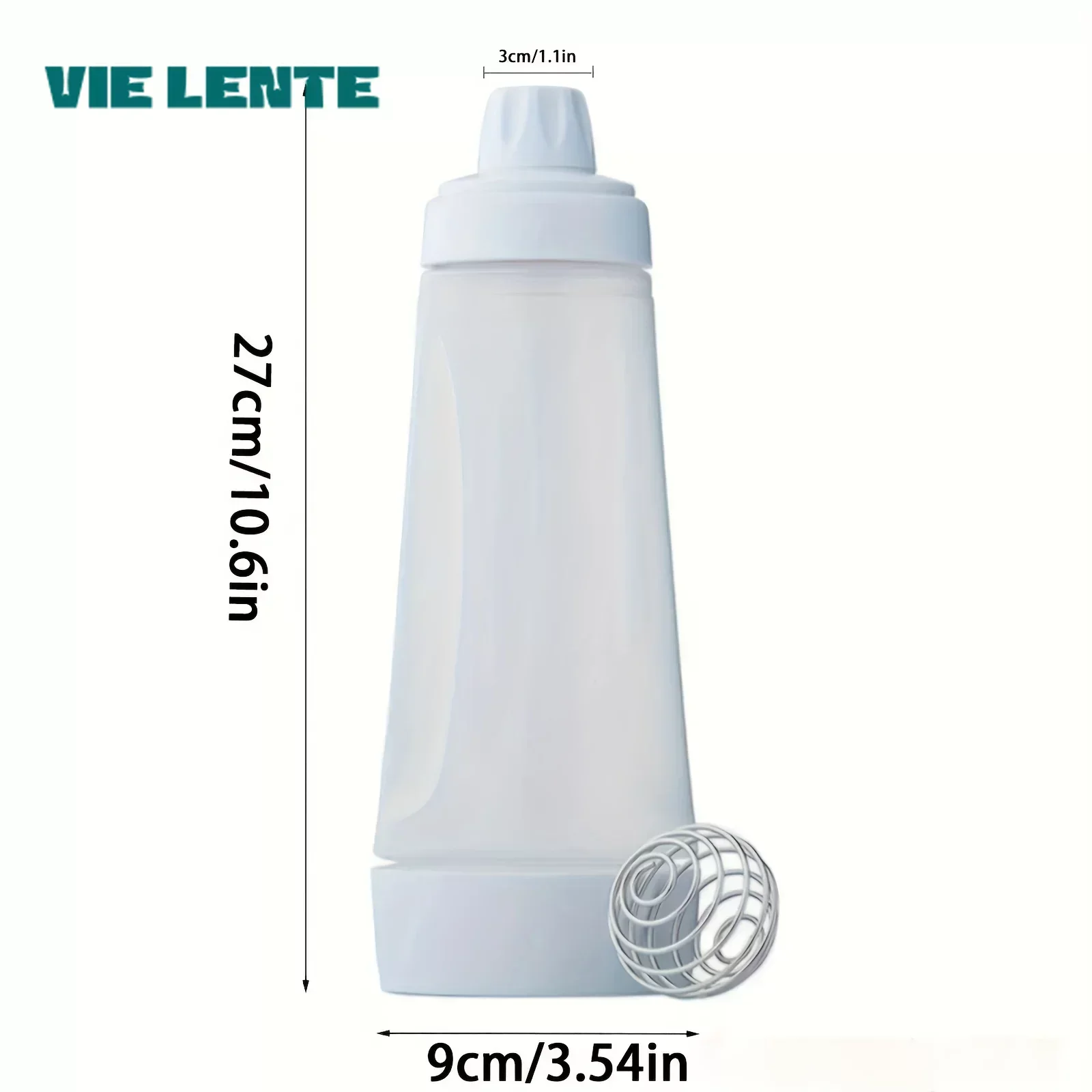 Pancake Batter Bottle Battler Mixer With Blender Ball Wire Whisk For Restaurant Baking Pancakes Cupcakes Muffins Crepes And More image 5