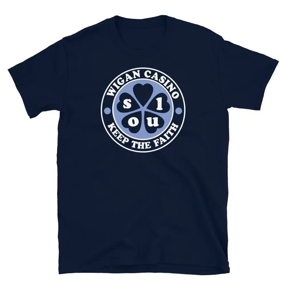 Wigan Casino Keep the Faith T-Shirt Mod Clothes Northern Soul 60er 70er Stil 1970er Skinhead Scooter Boy Boot Oberver