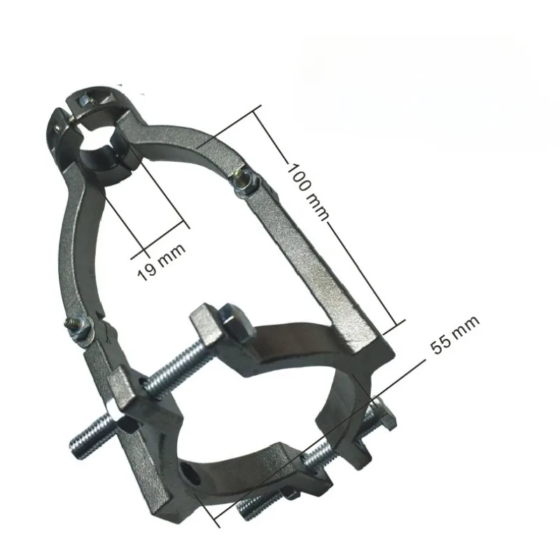 Square Hole Drill Bracket Fixation Carpentry Hit Tenon Opening Holes Support Variable Hand Electric Drill Square Tenon Bracket