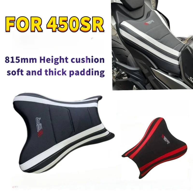 

Для CFMOTO 450SS 450SR 450SRS Новый 815 сиденье с высокой подушкой, украшение для мотоцикла, аксессуары для модификации