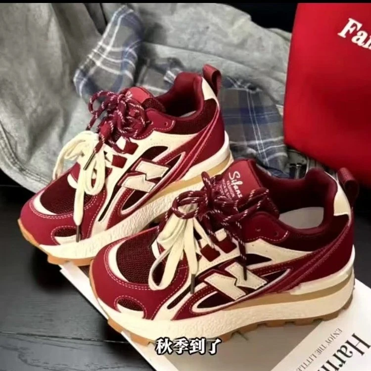 

Platform Dad Sneakers for Women, 8CM Height Increase, 2026 New Breathable Mesh Casual Sports Shoes, Versatile Chunky Sneakers