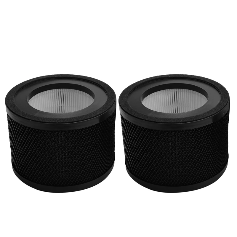 2-Pack เปลี่ยน TRUE HEPA Filters สําหรับ Taotronics TT-AP001 และ VAVA VA-EE014 เครื่องฟอกอากาศ