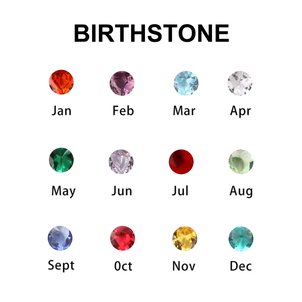 Custom Zircon Birthstone Hello Kitty Name Necklaces For Women Stainless Steel Customized Pendant Necklace Personalized Jewelry