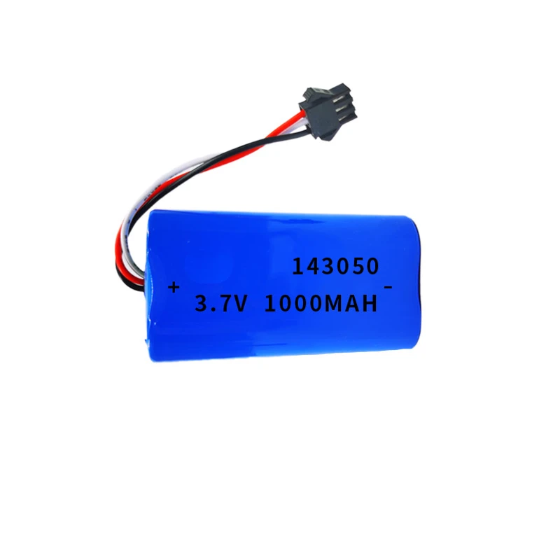 143050 7.4V 1000mAh High-voltage Polymer Lithium Battery Suitable for Electronic Toy Car LED Lighting Massage Tester