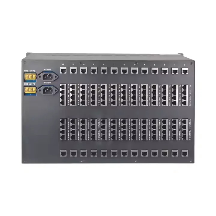 โทรศัพท์หลายบริการ 360 ช่อง PCM Multiplexer ตัวแปลงเสียงเป็นไฟเบอร์พร้อม SNMP