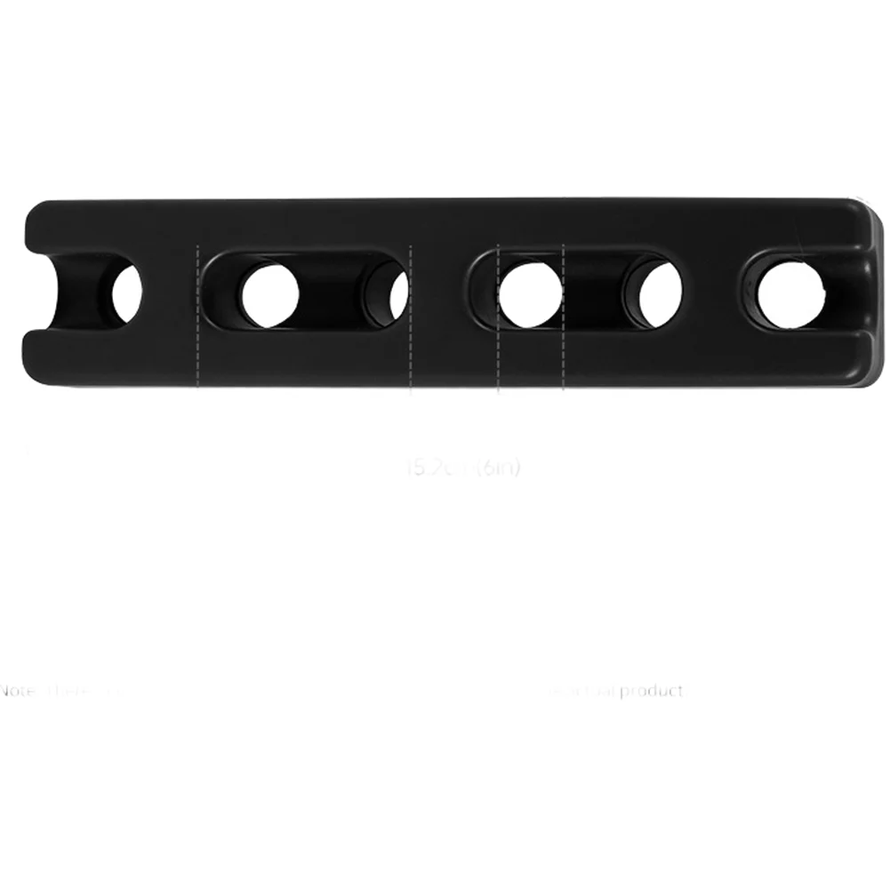 Marine Grade for epdm Rubber Snubber for Lines For Mooring Ropes 15.2x2.4x2.9cm Black Cable Buffer Shock Absorbing Boat Aid