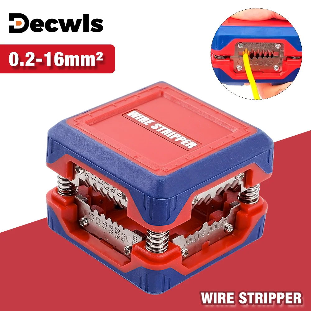 

0.2-16mm² Multipurpose Wire Stripper Box, Household Cable Cutter Stripping Tools, DIY Wire Automatic Wire Stripper Wire Stripper