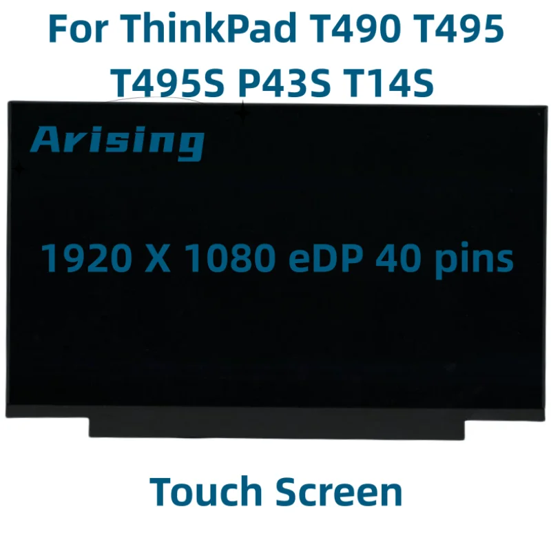 Imagem -02 - Painel de Exibição Lcd Touch Screen Matriz Led R140nwf5 ra B140hak03.2 Lp140wfb-spk1 Spk4 Thinkpad T490 T495 T495s P43s T14s