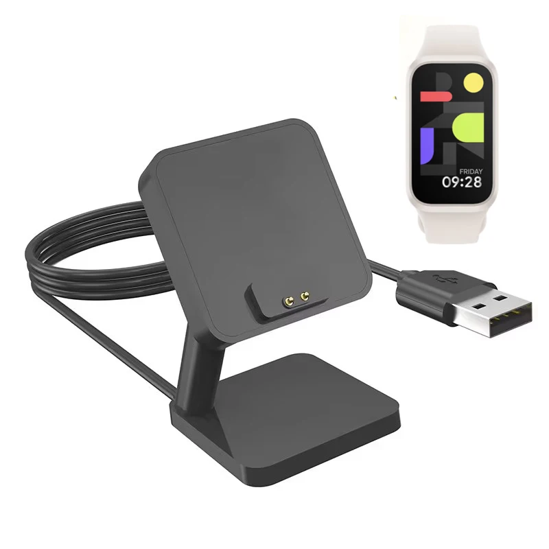 Adattatore per caricabatterie da tavolo Cavo di ricarica USB Dock Station per Xiaomi Redmi Band 3/2 Carica di alimentazione Smart Band3 Accessori