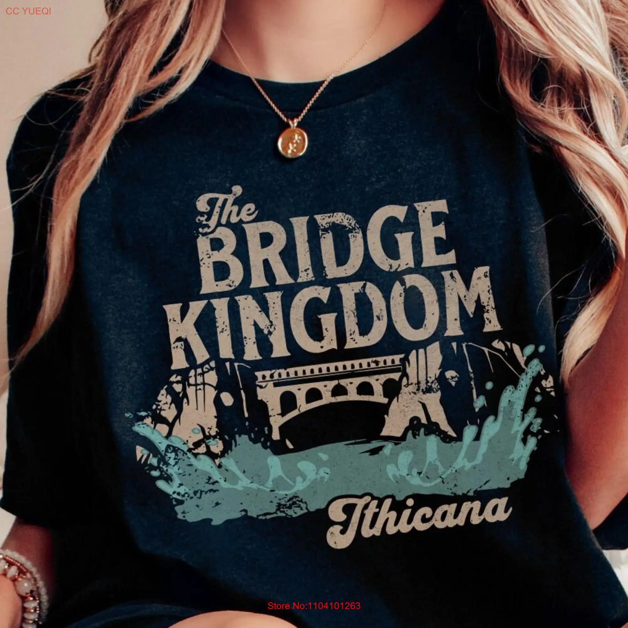 The Bridge Kingdom Waves T Shirt Licensed Ithicana Traitor Queen Bookish merch Eranahl gift Fantasy Reader