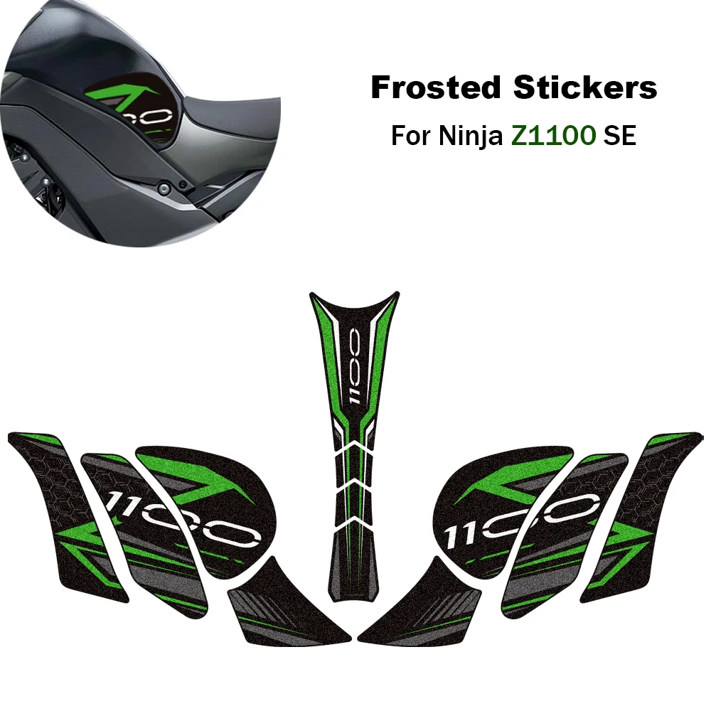 For Ninja Z1100 Z 1100 SE SX 1100SX New Motorcycle Accessories Fuel Tank Pad Frosted Stickers Protection Decals