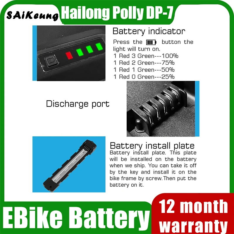 Originele Cells 52V Lithium 50ah Battery Elektrische Batterij 52V 2000W Conversion Kit Ebike Batterij Polly DP-7 21700 Batterij