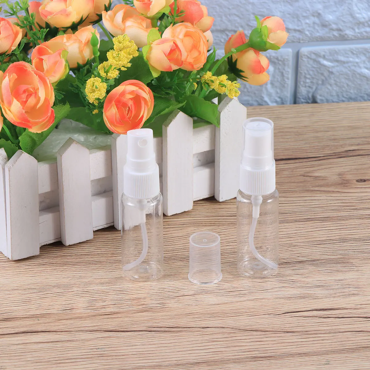 

100Pcs Spray Bottle Reusable Flexible Leak-Proof Travel Containers 20Ml Refillable Pump Bottles for Shampoo Lotion Conditioner