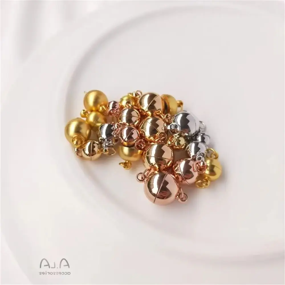 

18K Gold Plated M buckle bracelet necklace W link buckle S shape end hook button DIY jewelry accessories materials