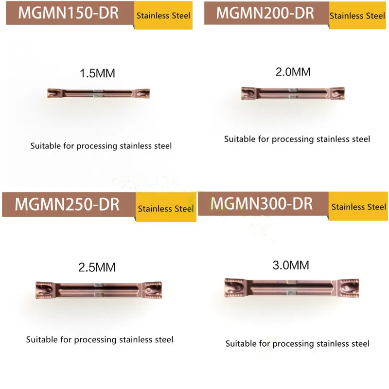 10 قطعة MGMN150 MGMN200 MGMN250 MGMN300 MGMN400 MGMN500 MGMN600 الدكتور الحز كربيد إدراج مخرطة قطع أداة