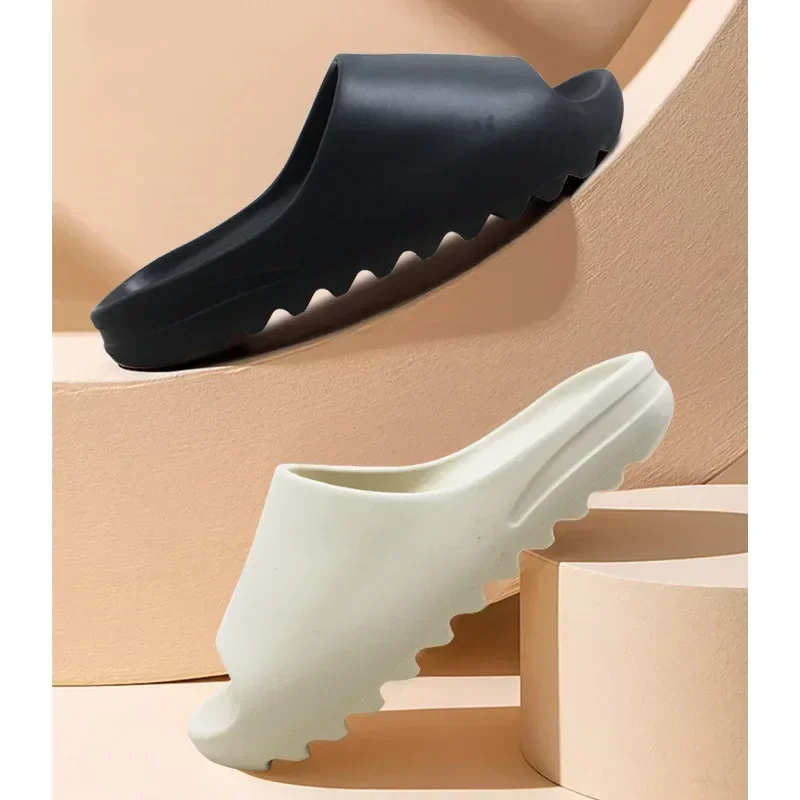 2025 Hot sales Coconut Slippers Cloud Thick-soled Sandals Summer Fashion Soft Bottom Beach Men Slippers Women's SandalsSlides