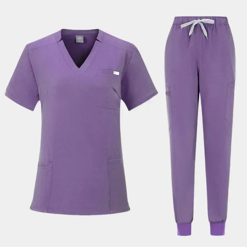 Medical top Pant Women Scrubs uniformi Hospital Doctors Scrub set accessori per infermieri clinica odontoiatrica salone di bellezza tuta da lavoro