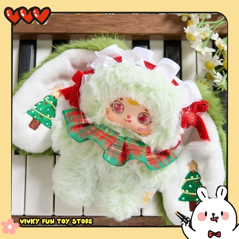 Nouveau noël Samuel neige nuit thé fête vinyle peluche boîte aveugle poupée pendentif décoration cadeau de vacances