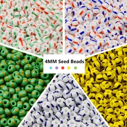 PRECIOSA 4mm Watermelon Glass Beads 6/0 Charms Spacer Beads for Jewelry Making DIY Handmade Jewelry Bead Kralen Crafts