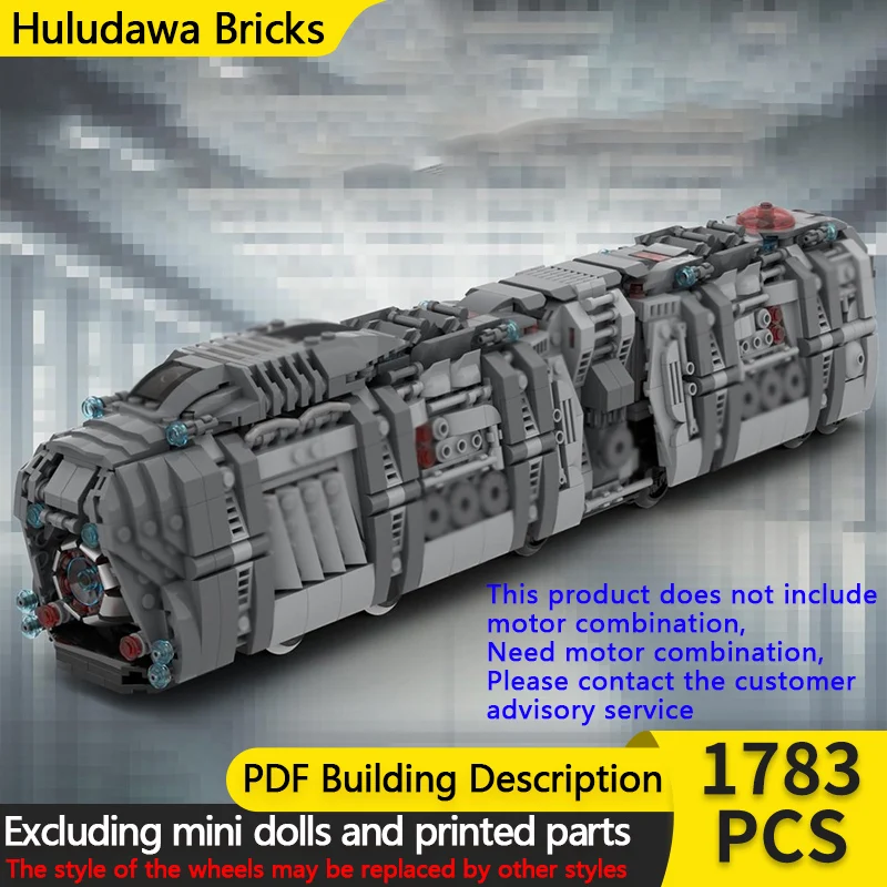 

Модель городской автомобиль MOC, строительные кирпичи 2AT-8E2, бронированный шарнирный поезд, модульная технология, детские праздничные подарки, сборный игрушечный костюм