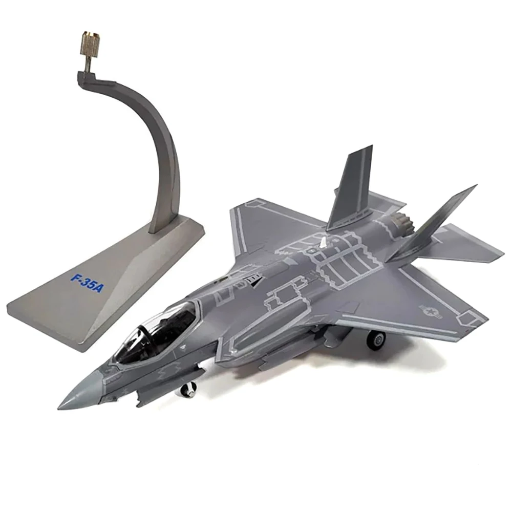1/72 Scale Alloy Aircraft F-35 US Air Force F35A F35B F35C Lightning II Joint Strike Fighter for Home Decoration