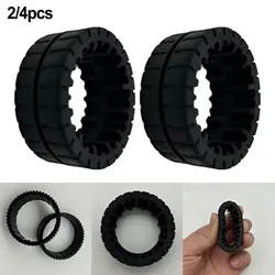2Pcs Non-slip Rubber Wheel Tires Cover 43mm*18mm Replacement For iRobot Braava Jet M6 6110 6012 6112 Mopping Robot Accessories