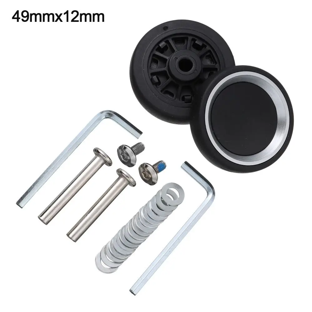 Replacement Suitcase Parts Axles Replace Wheels Caster Wheel Repair Kit Travel Luggage Wheels for Luggage with Vientiane Wheel