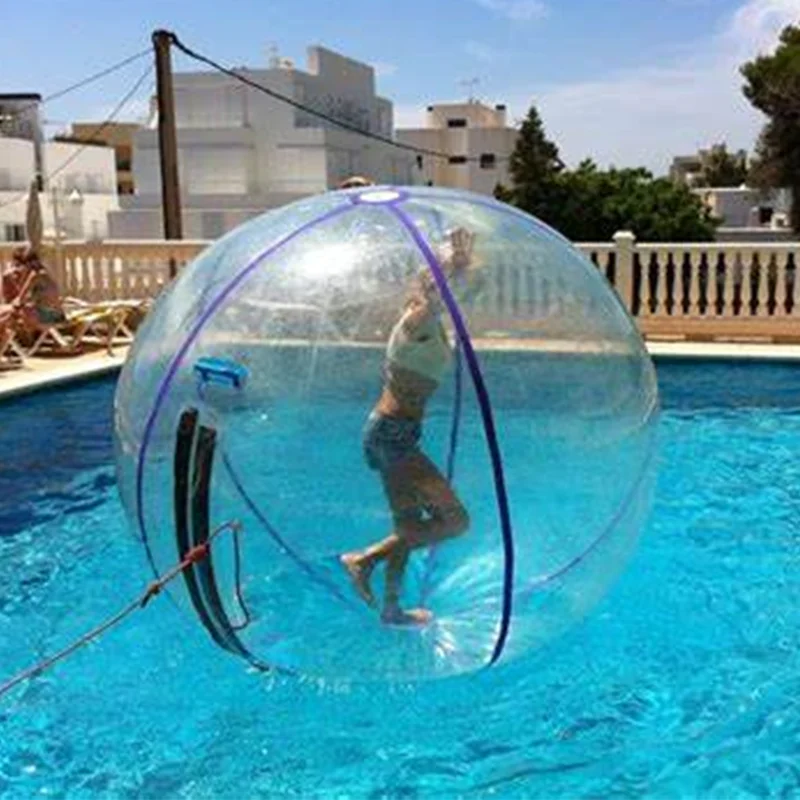 2025 Marke TIZIP Zorb Ball Wasserlaufball Walk on Water Ball Aufblasbarer Ball Tanzball Sport 2 M PVC 0,8 mm