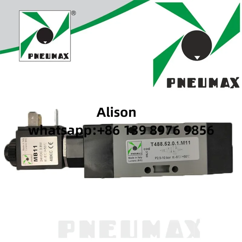 

T488.52.0.1.M11 T488.52.0.1.M5 T488.52.0.1.M2 T488.52.0.1.M58 Электромагнитный клапан PNEUMAX