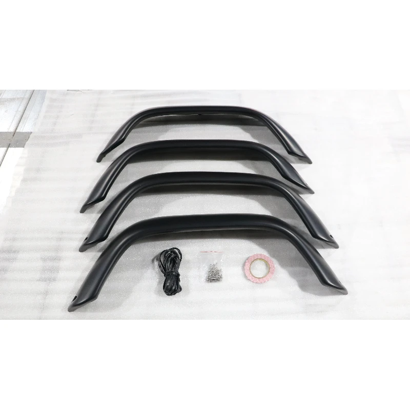 Dry Carbon Fiber EV Body Mod Trim, Extended Wheel Arch Flares Lips Wheel Eyebrow Protector