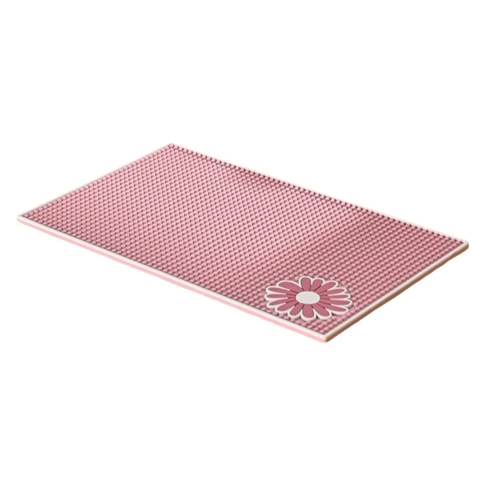 

Durable Soft Rubber Kitchen Drain Mat Foldable Quick-drying Heat Insulation Pad Non-slip Table Placemat Kitchen Countertop