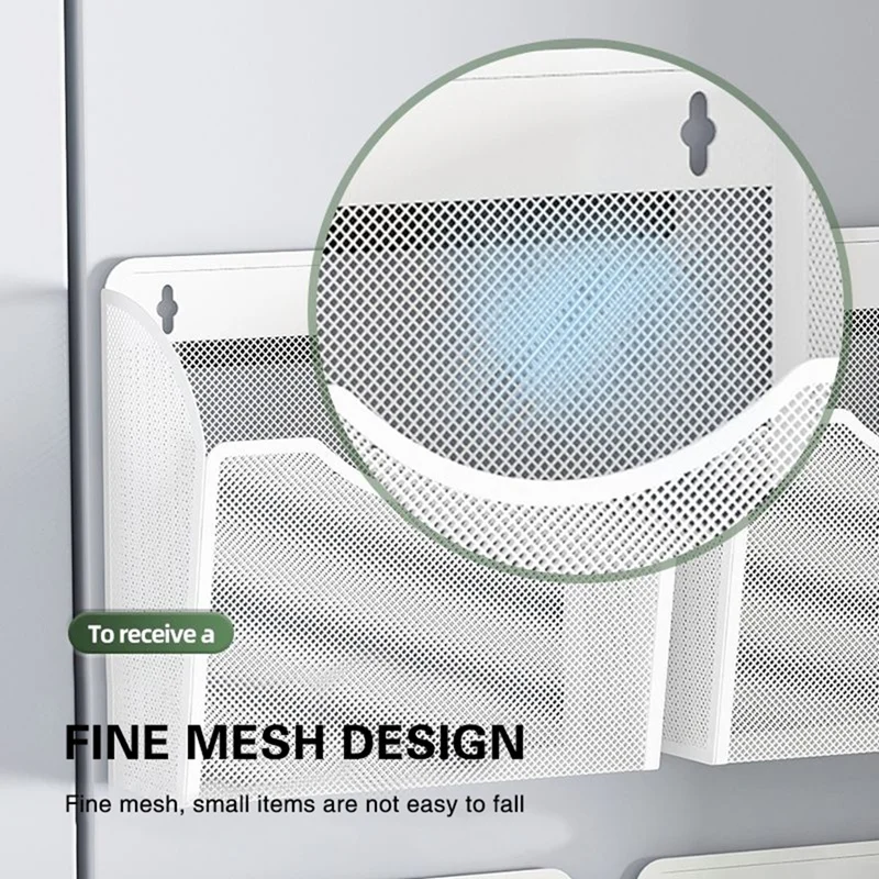 

Rog-eyMagnetic Refrigerator Storage Rack - Wall-Mounted Kitchen Organizer for Sundries,Refrigerator Shelf Without Punching