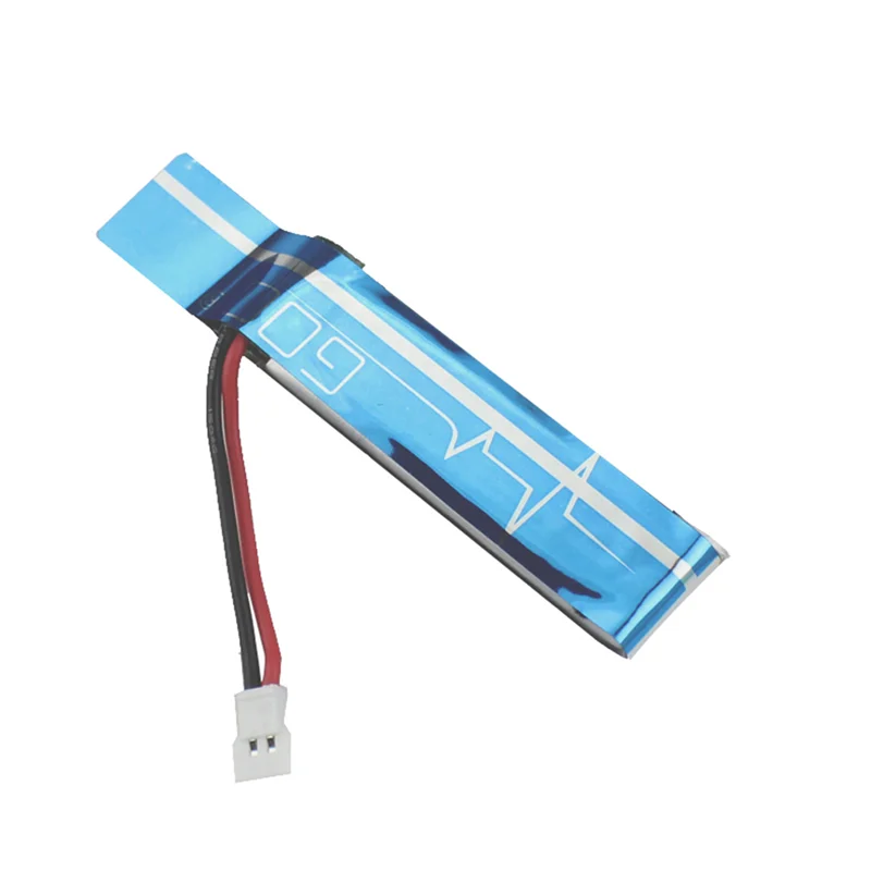 4PC 3.7V 520MAh 30C Ulepszony akumulator Li-Po z ładowarką USB do części zamiennych do helikoptera RC WLtoys XK K110 K110S V930 V977