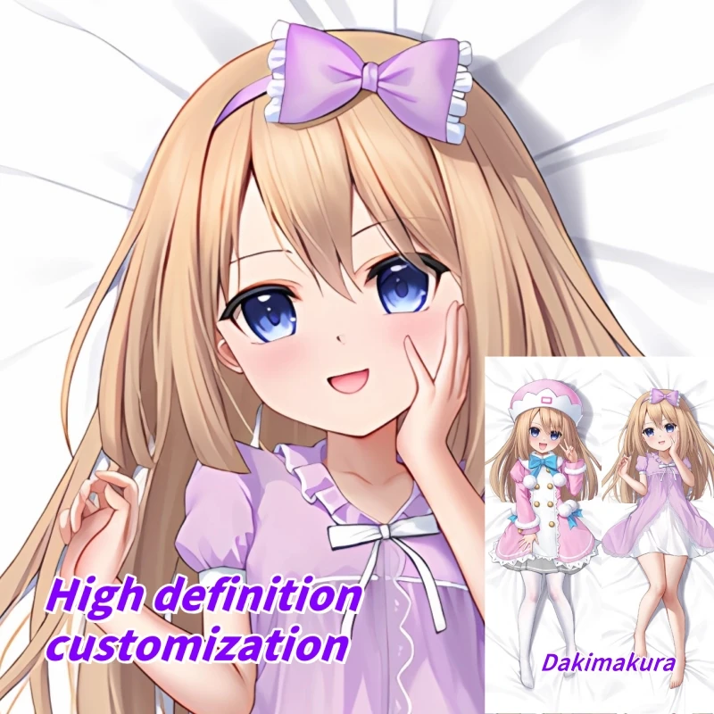 Dakimakura Anime Pillow Case Neptunia Series Ram Double-sided Print Of Life-size Body Pillowcase Gifts Can be Customized