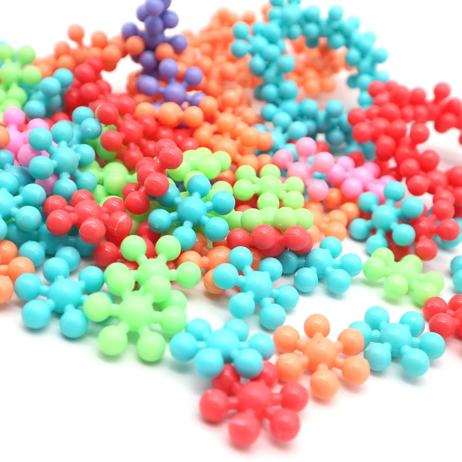 

Plum Blossom Building Blocks 3D Snowflake DIY Splicing Toy, Children's Assembled Puzzle Toy