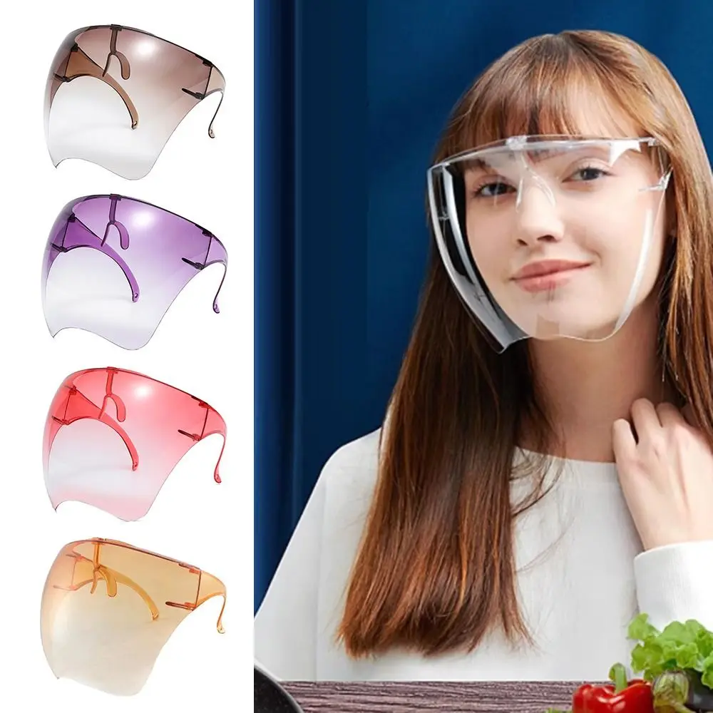 Anti Fog Full Face Mask Anti Splash High-definition Protective Face Cover Transparent Transparency Goggles Nail Art Tool