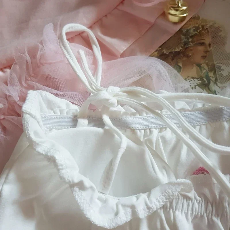 Ensemble de Soutien-Gorge et Culotte Cosplay pour Femme, Sous-Vêtements Sexy, Intimes, Kawaii Lolita, Anime Japonais, Kitty, Vêtements de Nuit