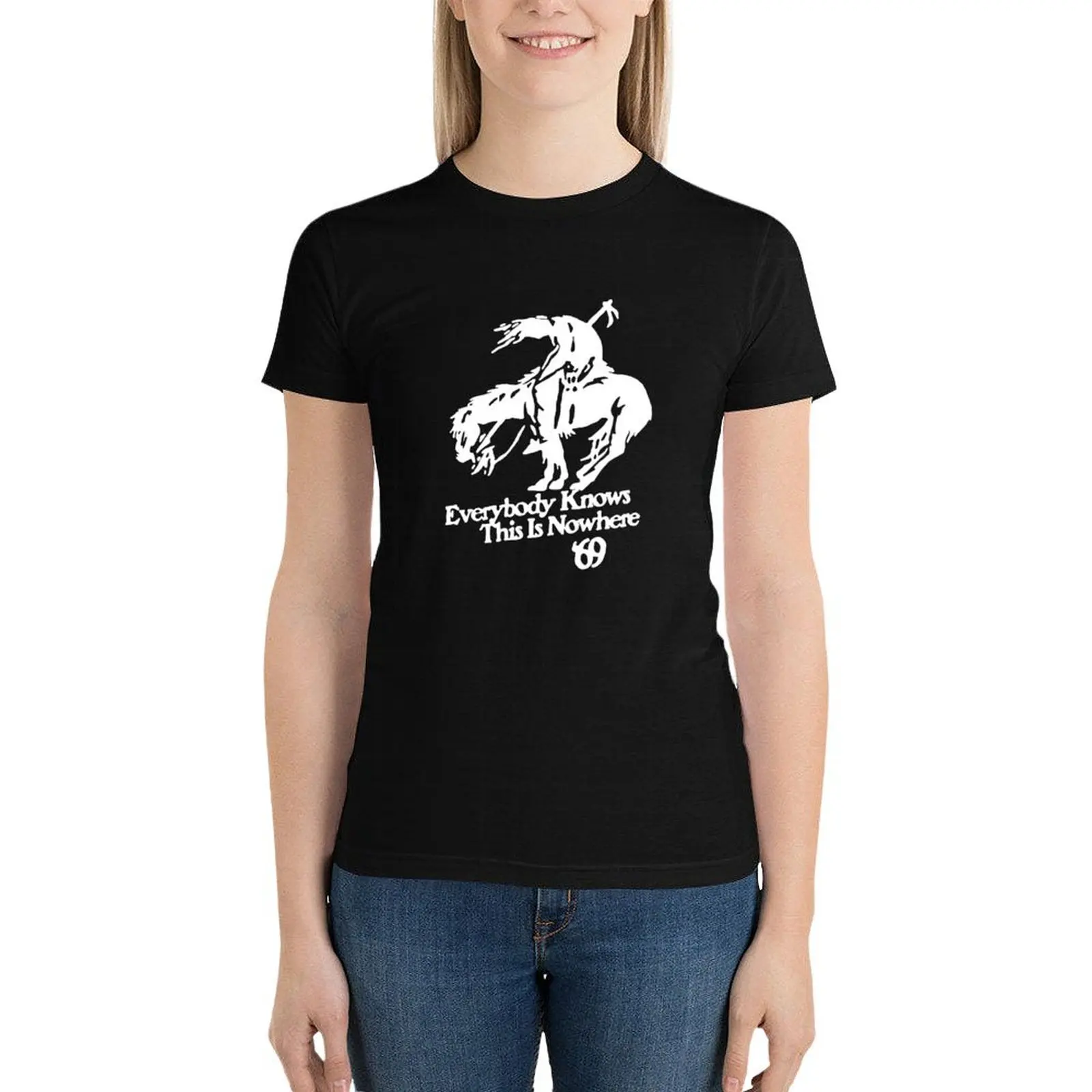 Neil Young Art T-Shirt hippie clothes sports fans korean fashion quick drying t-shirt dress for Women plus size