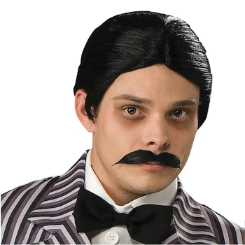 Synthetic American musical Broadway Adams Family Gomez Adams Gomez Adams Adams Wig and Beard Halloween Wig