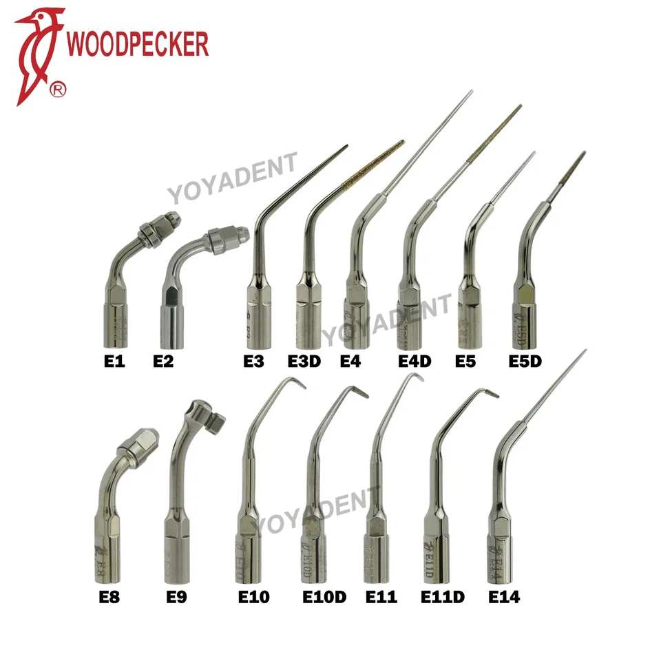Woodpecker Escaler Ultrasónico Piezoeléctrico Dental con LED HW-5L, Puntas de Escalado Compatibles con UDS EMS, Herramientas Dentales 3