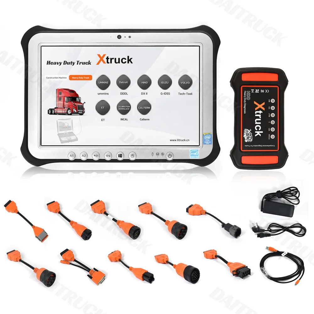 Professional X-truck HDD Y009 with FZ-G1 tablet construction excavator  engine diagnostic tools