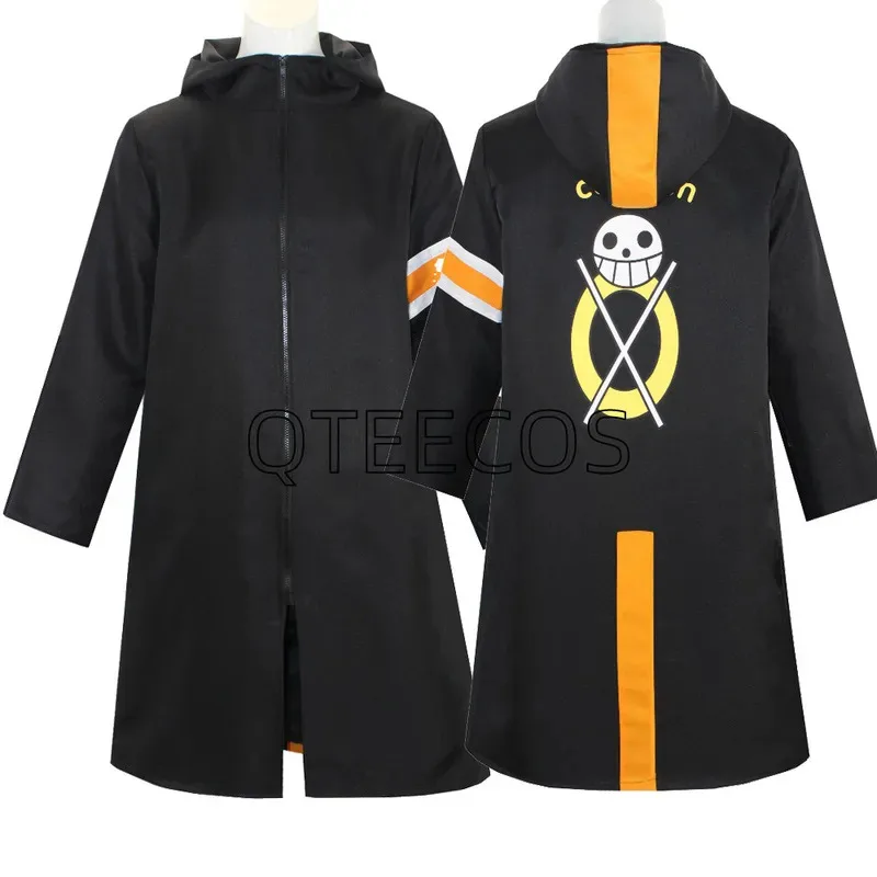 

ONE Anime Trafalgar Law After 2 Years Cosplay Costume PIECE Cloak Outwear Coat Halloween Party Suits